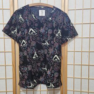 Cherokee Dog Good Scrub Top